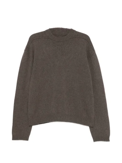 Rick Owens Tommy Lupetto ribbed-knit sweater Brown RU02F4681WSBR