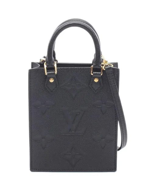 Louis Vuitton Pre-Owned 2021-2026 Monogram Empreinte Petit Sac Plat satchel Black 4UCTPXC9OEGNUNAI