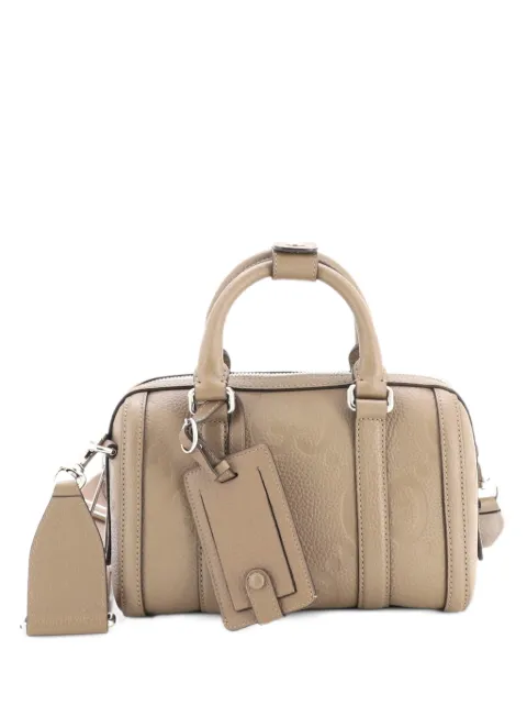 Gucci Pre-Owned Duffle Bag Jumbo GG Embossed Leather Mini travel bag Brown QEQN6K3GU63MH2WF