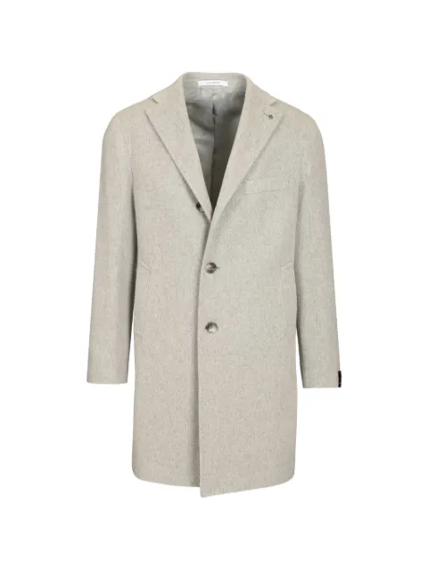 Tagliatore Bruce single-breasted coat Grey CFBM13X