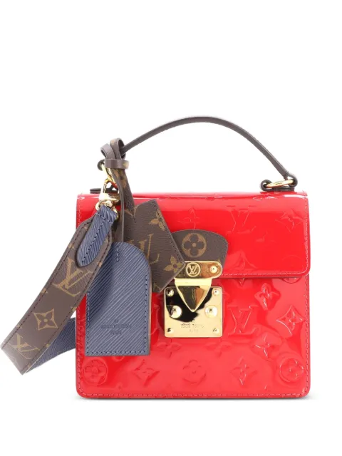Louis Vuitton Pre-Owned Spring Street NM Handbag Monogram Vernis with Monogram Canvas and Epi Leather shoulder bag Red GNHCK4NX6EI4F4C0