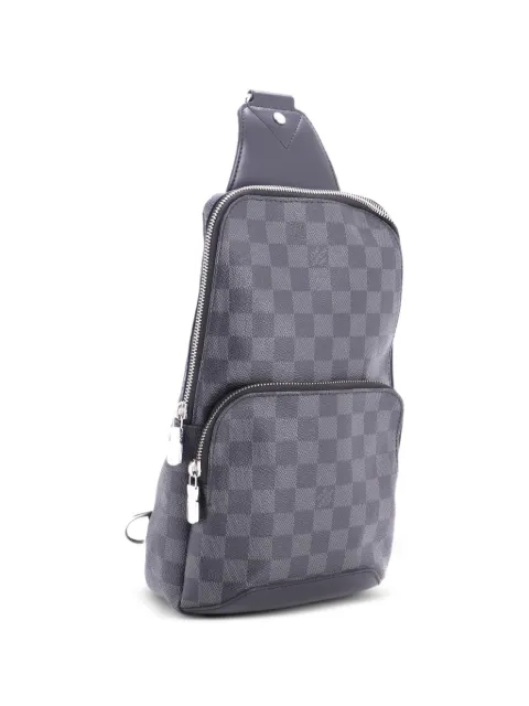 Louis Vuitton Pre-Owned Avenue Sling Bag Damier Graphite crossbody bag Black 5T4IJJXVB3ECSJ0L