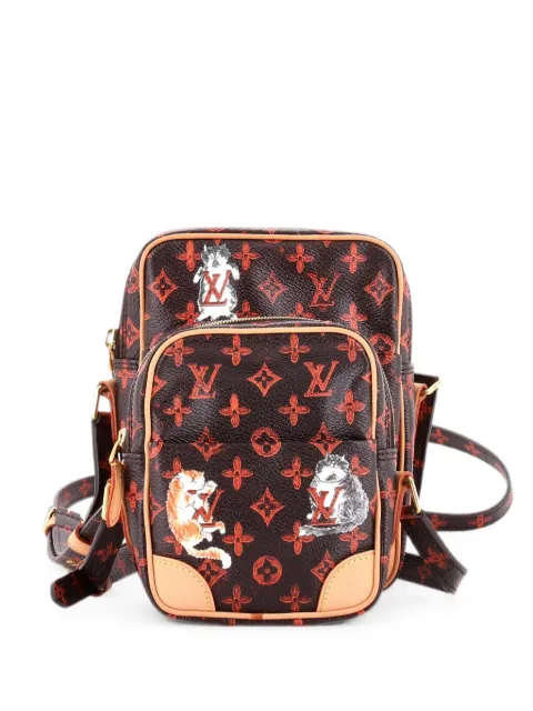 Louis Vuitton Pre-Owned Paname Bag Set Limited Edition Grace Coddington Catogram Canvas crossbody bag Black 2FSM1DRQDDCCMJ0N