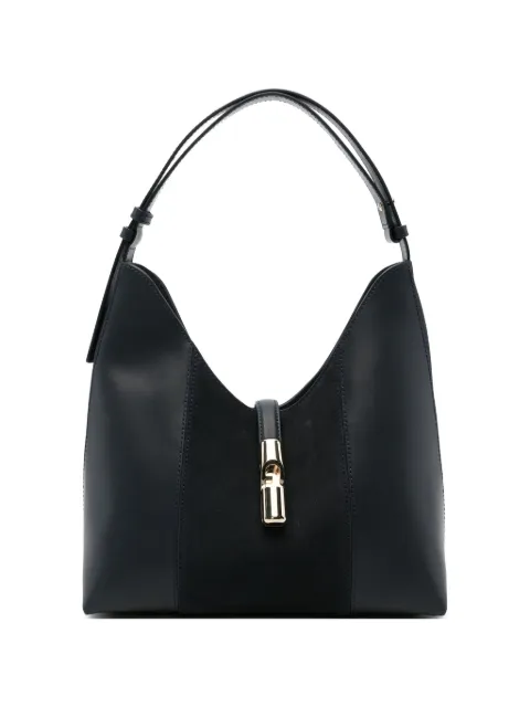 Furla panelled leather shoulder bag Blue WB01499BX31581007