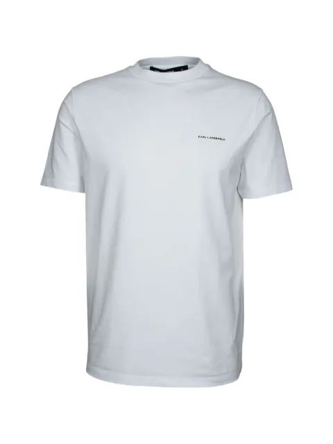 Karl Lagerfeld logo-print T-shirt White 755042563221