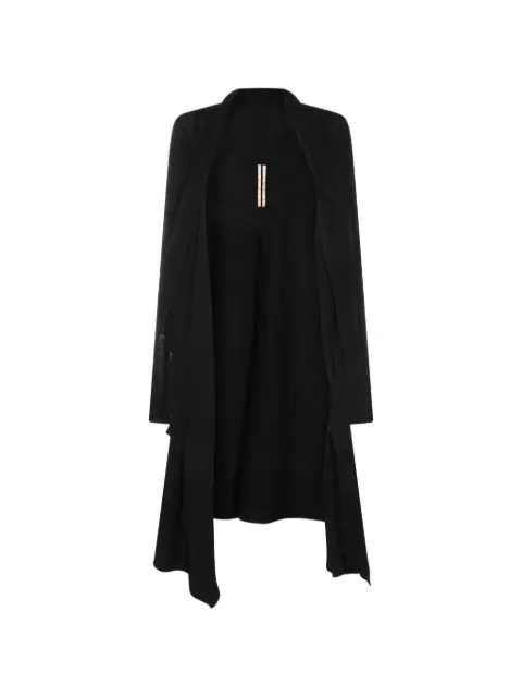 Rick Owens long wrap cardigan Black RP02F5643M09