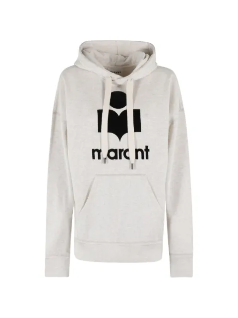 MARANT ÉTOILE Mansel logo-print hoodie Neutrals SW0001FAA1M07E