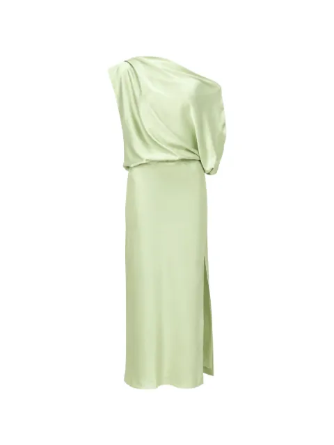 Hanita draped satin-finish maxi dress Green HV37654610