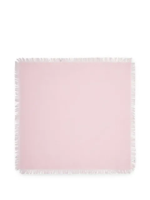 BOMPARD fringed cashmere scarf Pink A874