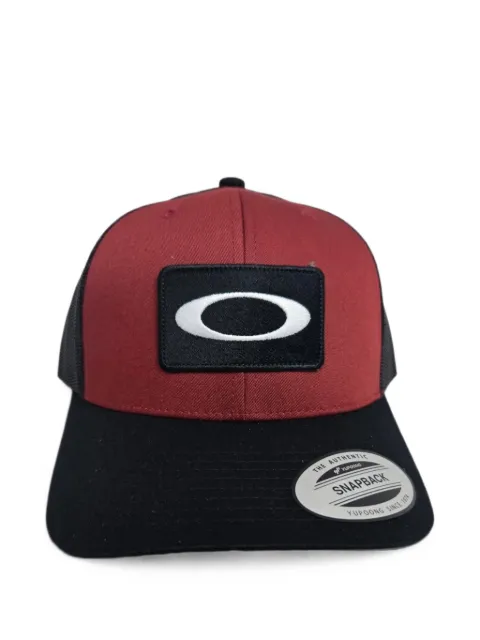 Oakley O Original logo-patch mesh-panel cap Black FOS900836
