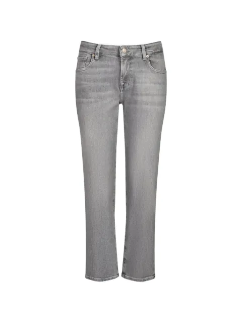 7 For All Mankind faded-effect whiskered jeans Grey 7UD00C66U73NT
