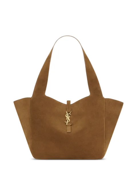Saint Laurent Le 5 À 7 small Bea bag in suede Brown 779029008IW