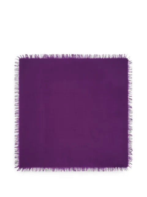 BOMPARD fringed cashmere scarf Purple A874