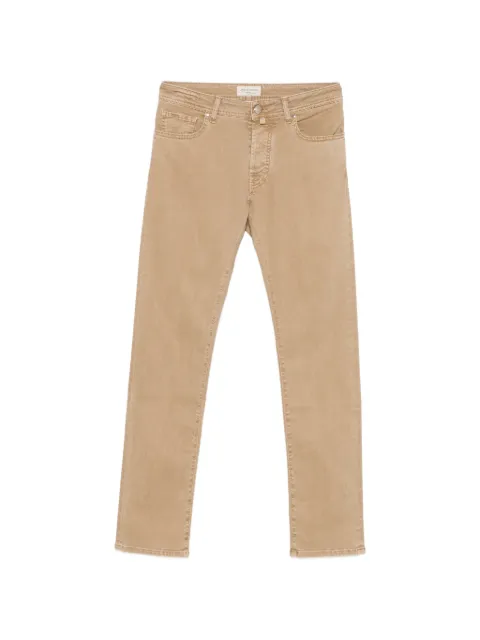 Jacob Cohën logo-patch jeans Brown JUMQE00436S4216