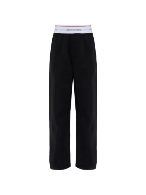 DSQUARED2 logo-waistband sweatpants Black S75KB0565D25028