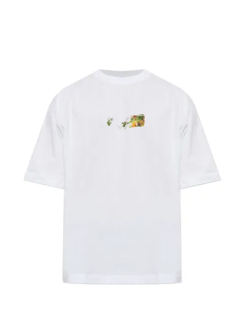 Off-White logo-print cotton T-shirt White 44MAA120F26J00D