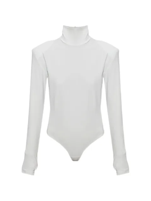 IRO Azales padded-shoulder bodysuit White WP99AZALES