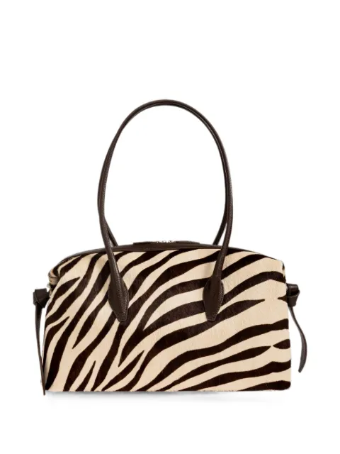 Yuzefi Brioche Duffle zebra-print shoulder bag Neutrals BRIOCHEDUFFLEPONY