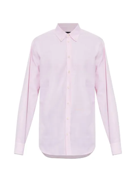 DSQUARED2 Dan embroidered-logo button-down shirt Pink S74DM1065S47420