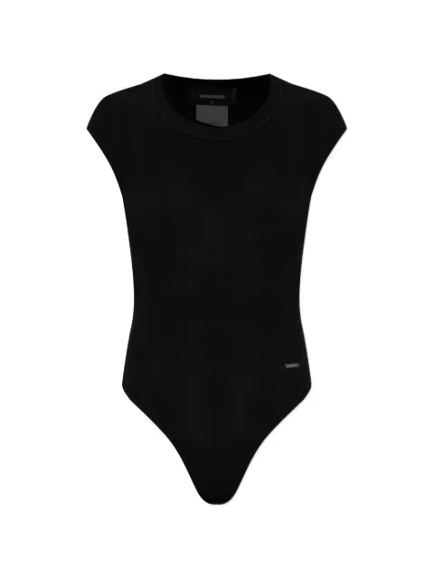 DSQUARED2 ribbed-knit bodysuit Black S75NA0093D20135
