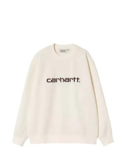 Carhartt WIP logo-embroidered sweatshirt Neutrals I033647