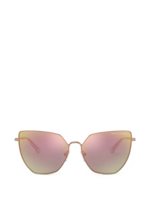 Armani Exchange geometric-frame sunglasses Pink AX2027S