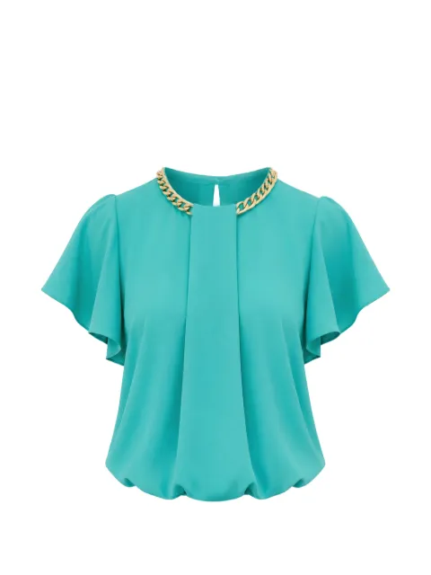 NISSA chain-detail top Blue TOP16956GREEN