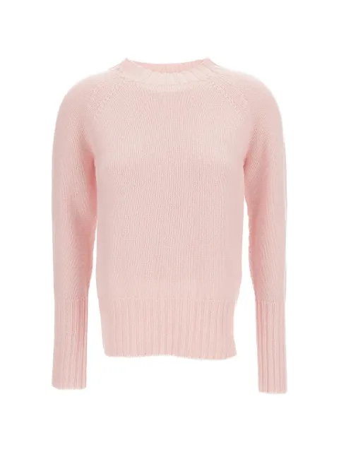 Drumohr merino wool ribbed-knit sweater Pink L5M113TL