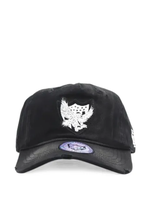 Htc Los Angeles eagle-patch distressed baseball cap Black 25SHTCA004