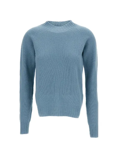 Drumohr mock-neck wool sweater Blue L5W113TL419