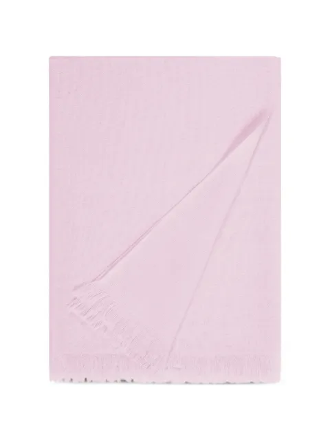 BOMPARD fringed cashmere scarf Pink A12