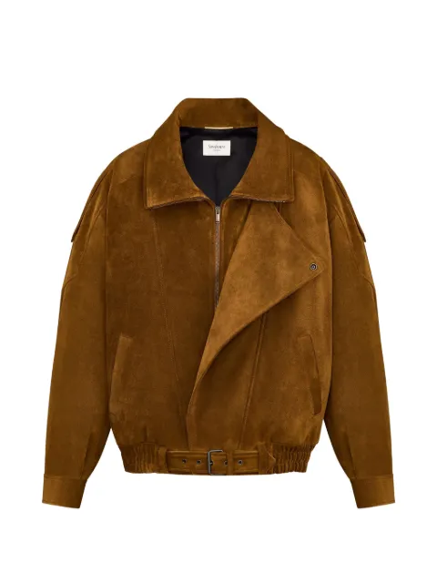 Saint Laurent bomber jacket in split leather Brown 798780YC2AY