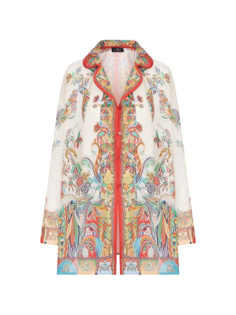 ETRO Paisley-print silk shirt Neutrals WRPA0038AK136