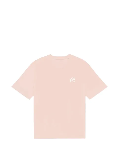 Malbon Golf Bermuda Playa logo-print T-shirt Pink M10067