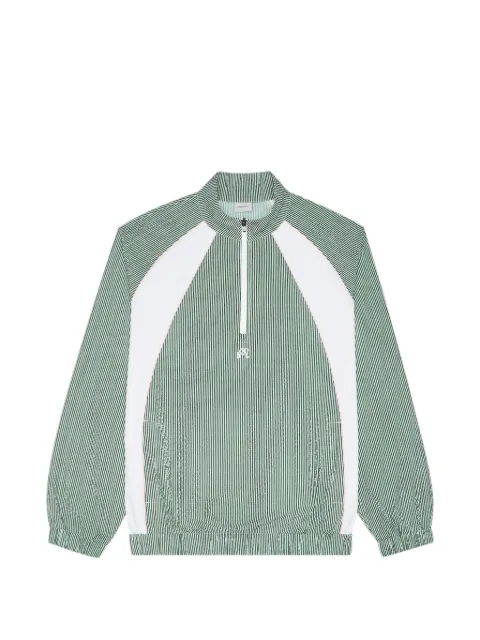 Malbon Golf Valero striped seersucker jacket Green M10058