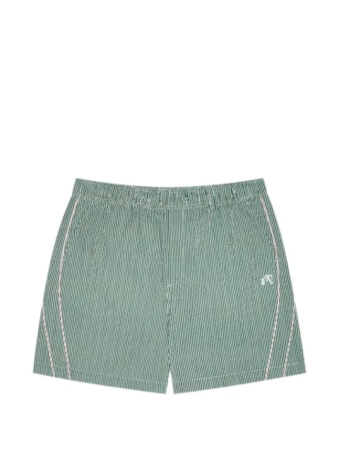 Malbon Golf Valero striped shorts Green M10059