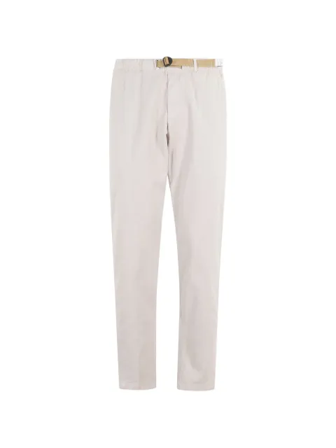 White Sand belted tapered-leg trousers White 26WSU6605