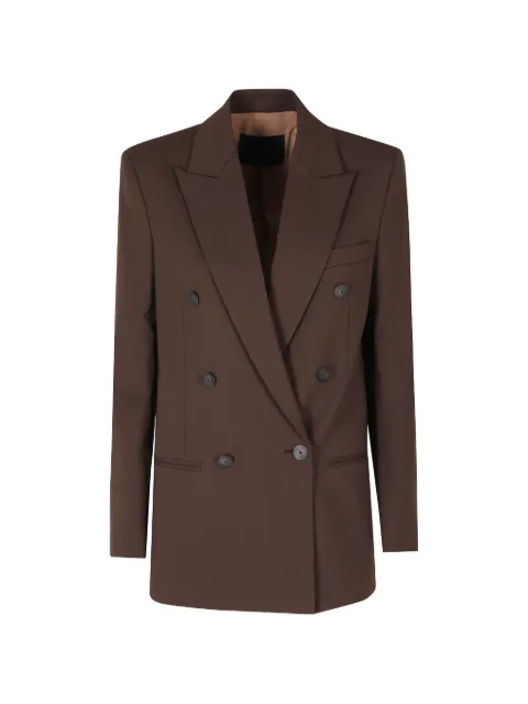 DONDUP double-breasted peak-lapel blazer Brown DJ745WS0115DXXX