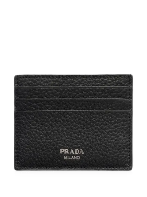 Prada leather card holder Black 2MC0252E9Z