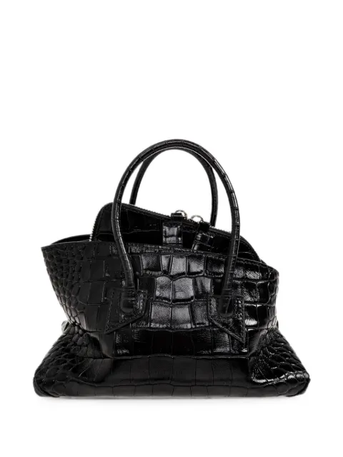 The Attico ''La Passeggiata Mini'' black top handle bag Black 260WAH00063LBT155PR
