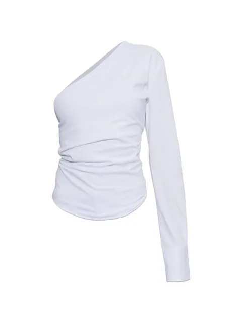 DSQUARED2 one-shoulder ruched top White S75NC1143D20020