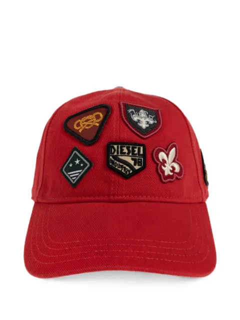 Diesel C-SCUD patch-detail cap Red A241880PFAA