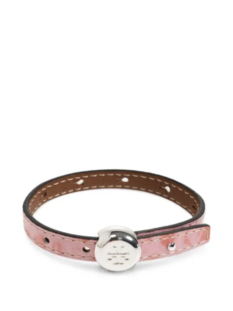 Tory Burch Icon leather bracelet Silver 181796