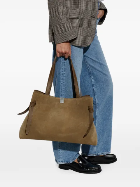 Yuzefi Gyoza suede tote bag Brown GYOZATOTESUEDE