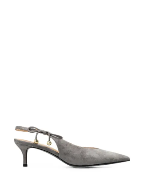 Furla Poppy bow-detail pumps Grey YM24FPOC10000
