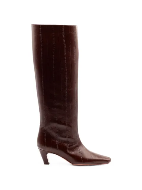 Castagna Debby tapered-toe boots Brown DEBBY2ANGUILLAMORO