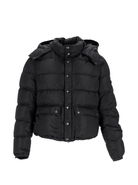 Prada Pre-Owned quilted hooded jacket Black MRPPUDECL451070M