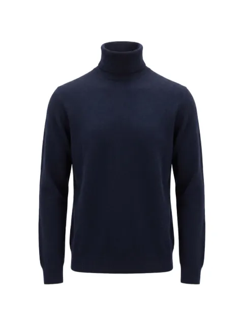 Drumohr roll-neck long-sleeve sweater Blue D1B104L
