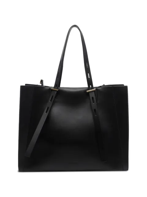 MINOBOSSI Paulette leather tote bag Black PAULETTELILLEA101