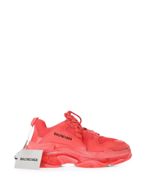 Balenciaga Pre-Owned Triple S low-top sneakers Red BAPUFRSH757883M